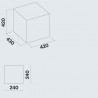 Falmec Rubik E.ion Isola 42 biały wyspowy Najniższa cena w Polsce, gwarancja 5 lat!