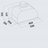 Falmec Grupa Silnikowa Touch Vision 50 inox do zabudowy  5letnia gwarancja + gratis filtr węglowy + sztućce/garnki
